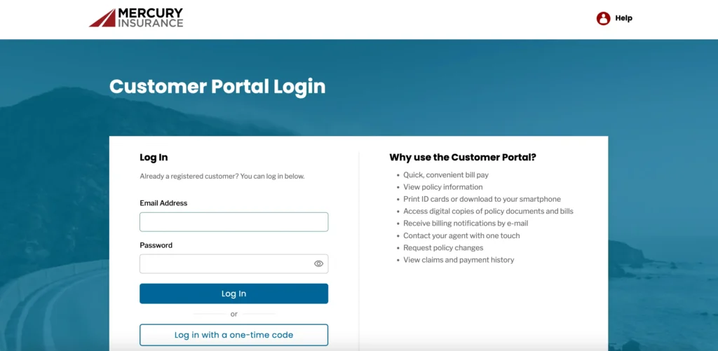mercury insurance login