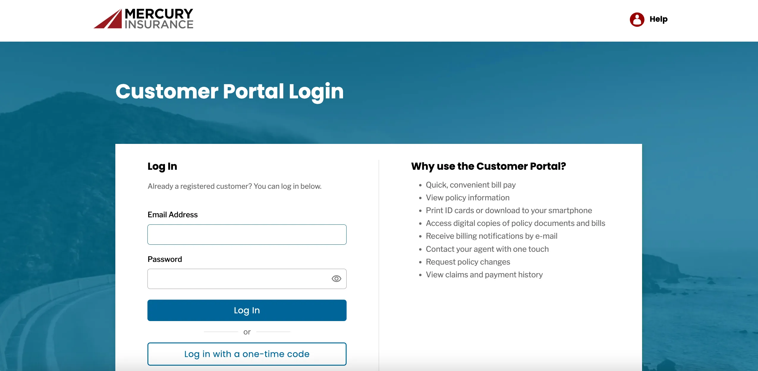 mercury insurance login