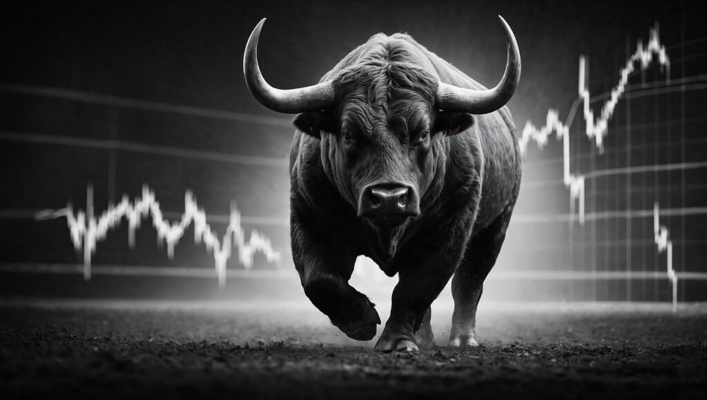 ai generated, stock market, bull market