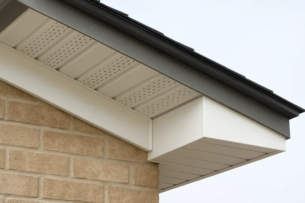 soffite et au fascia