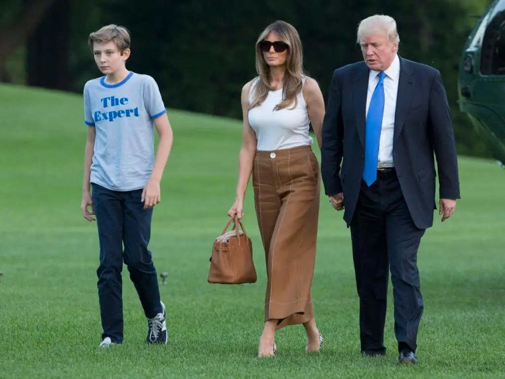 taille de barron trump enfant