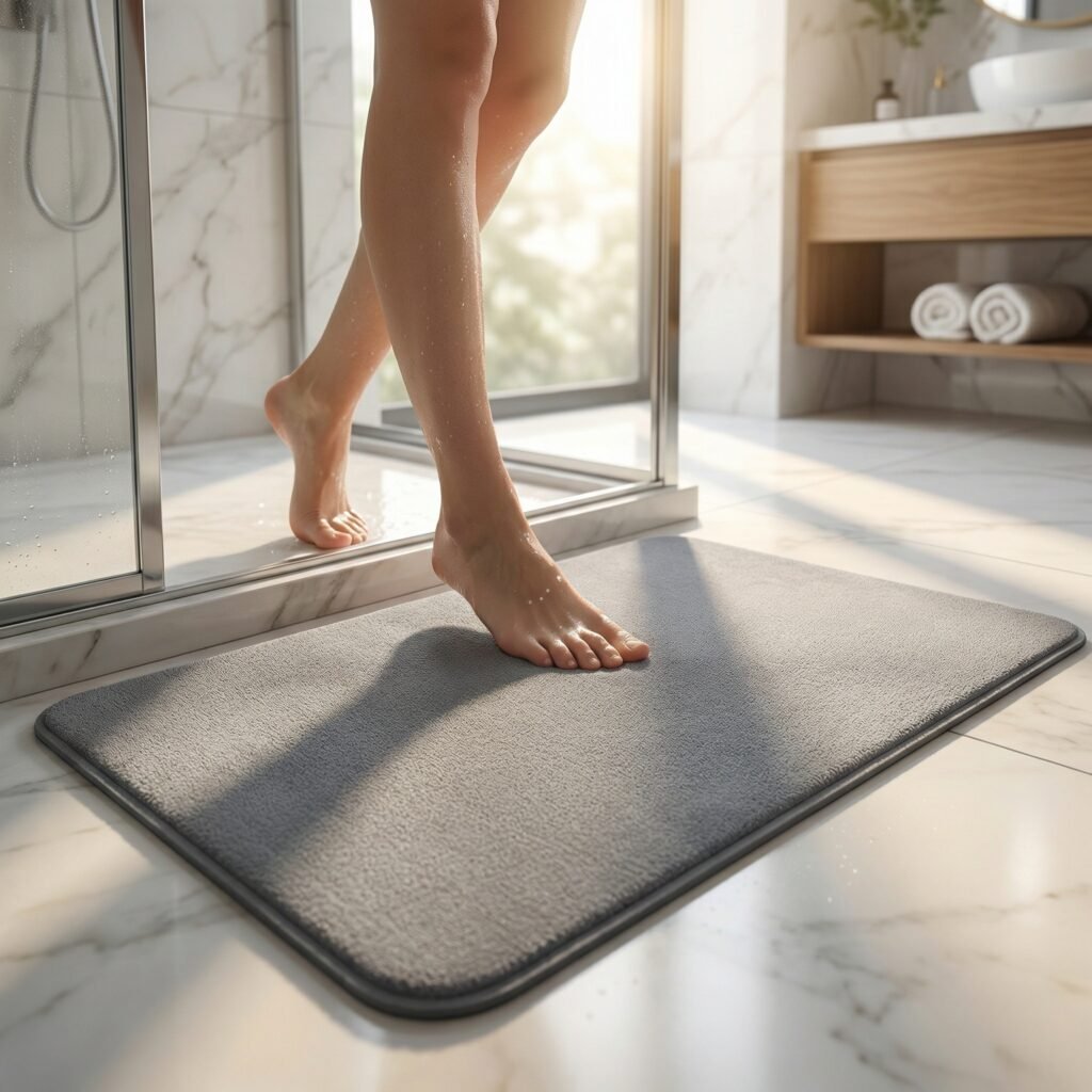 Fabriquer ou personnaliser son tapis de bain : idées créatives et tutoriels