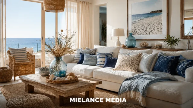 Déco bord de mer : l&rsquo;intérieur qui sent les vacances toute l&rsquo;année