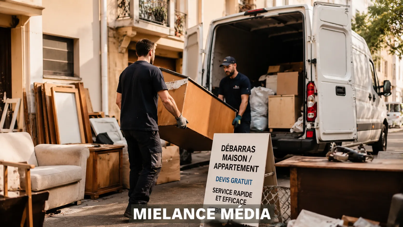 coût débarras mielance media