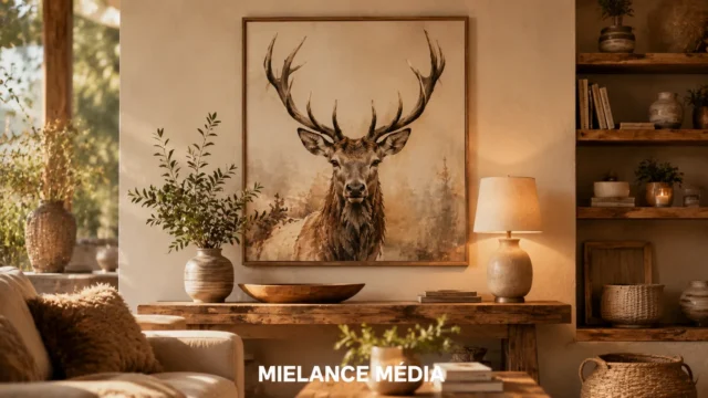 Tableau cerf maison du monde : la pièce déco qui transforme vos murs
