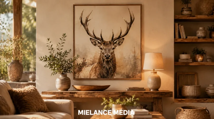 Tableau cerf maison du monde : la pièce déco qui transforme vos murs