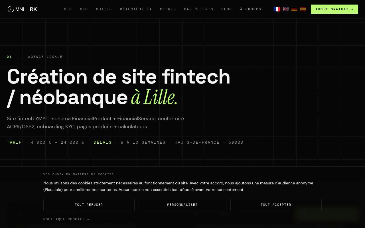 Apercu du site OMNIRK