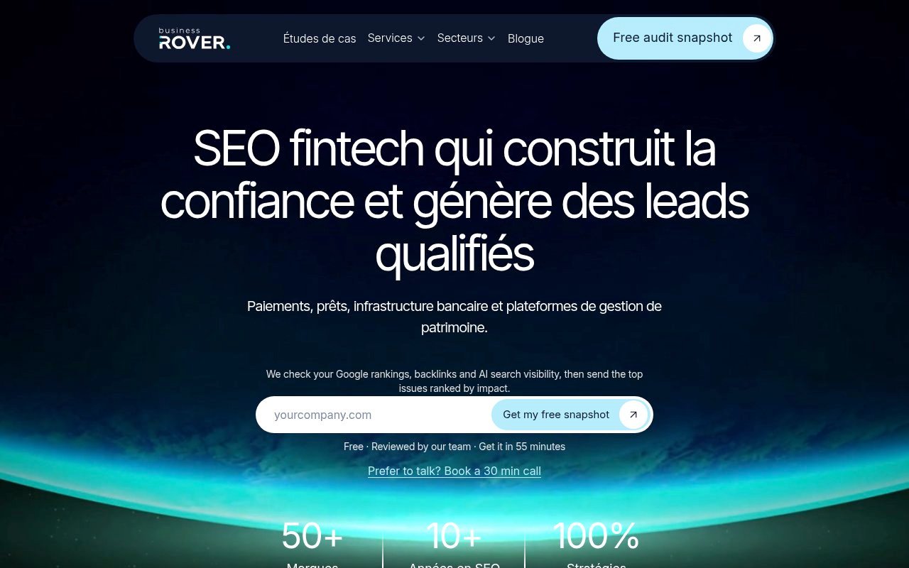 Apercu du site The Business Rover